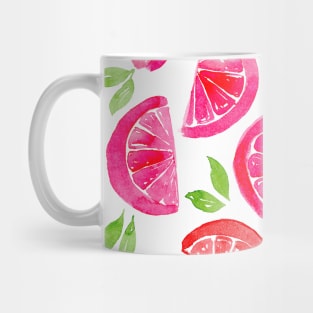 Watercolor grapefruit - pink Mug